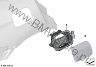 Klapka wlewu paliwa dla BMW iX3 G08 BEV LCI SAV iX3 M Sport HA0 ECE