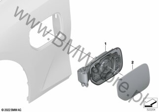 Pokrywa ładunkowa dla BMW 3' G20 Saloon LCI Limousine 330e B48X ECE