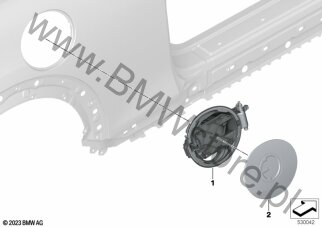 Pokrywa ładunkowa dla Mini Cabrio F57 BEV Cooper SE IB1 ECE