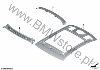dach dla BMW 5' G68 Saloon Limousine 530LiX B48P ECE