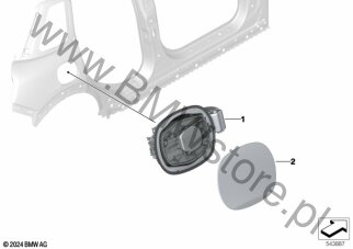 Klapka wlewu paliwa dla Mini F65 5-drzwiowy Cooper C B38N ECE
