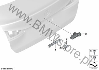 System zamykania tylnej klapy dla BMW 2' F78 Gran Coupé 225L B48N ECE