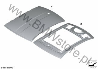 dach dla BMW 5' G90 M5 Limousine M5 S68X ECE