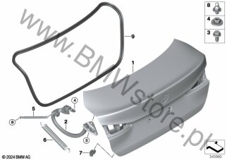 Pokrywa bagażnika dla BMW 2' F78 Gran Coupé 225L B48N ECE