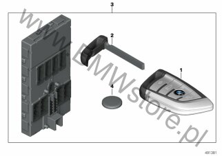 Komplet pilota z BDC - Basis (51 21 2461241) na diagramie Pilot radiowy