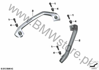 Uchwyt tylny dla BMW K09 C 400 X 21 ECE