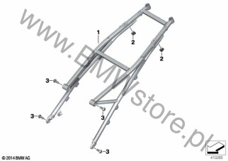 Tylna rama na diagramie Tylna rama 