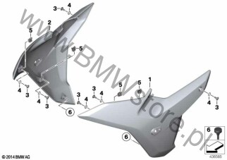 Boczne elementy osłony dla BMW K54 R 1250 RS ECE