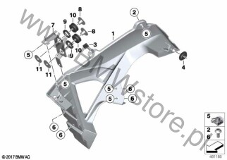 Osł. chłodnicy dla BMW K02 G 310 GS 20 USA