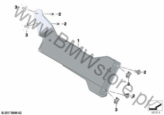 Kanał powietrza wylotowego dla BMW K02 G 310 GS 20 USA