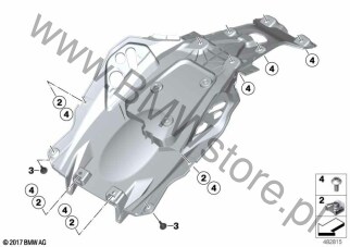 Tylna część dolna dla BMW K02 G 310 GS 20 USA