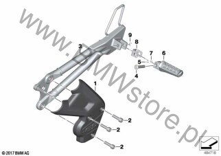 Zespół podnóżków dla BMW K02 G 310 GS 20 USA