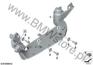 Wspornik stopnia dla BMW K09 C 400 X 21 ECE