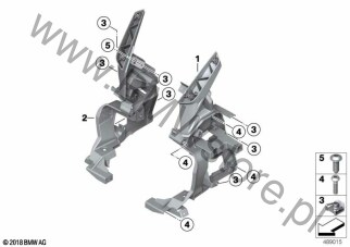 Uchwyt obudowy, przedni dla BMW K09 C 400 X 21 ECE