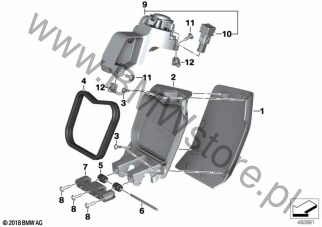 Pokrywa schowka w osłonie nóg dla BMW K09 C 400 X 21 ECE