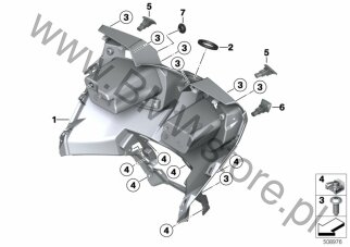 Osłona nóg dla BMW K08 C 400 GT 21 USA