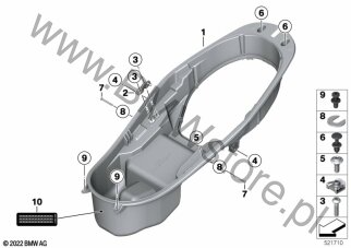 Podłoga bagażnika dla BMW K09 C 400 X 21 ECE