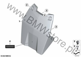 Osłona akumulatora dla BMW K09 C 400 X 21 ECE