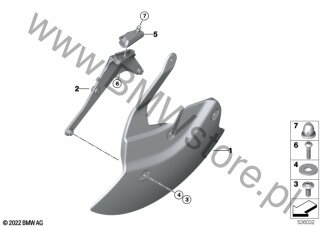 Błotnik przedniego koła dla BMW K66 M 1000 RR 23 ECE