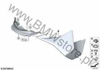 Winglet dla BMW K66 M 1000 RR 23 ECE