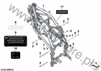 Rama główna dla BMW K02 G 310 GS 20 USA