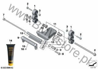Wahacz pomocniczy dla BMW K09 C 400 X 21 ECE