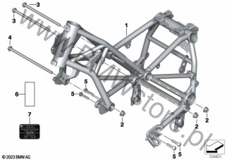 Rama przednia dla BMW K54 R 1250 RS ECE
