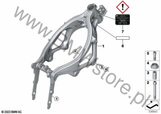 Rama przednia dla BMW K81 F 900 GS USA