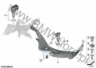 Osłona wewnętrzna dla BMW K81 F 900 GS USA