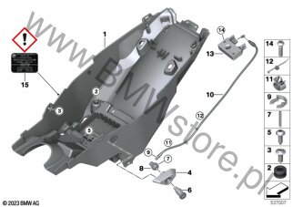 Osłona tylnego koła dla BMW K81 F 900 GS USA