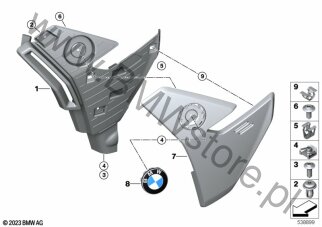Osł. chłodnicy dla BMW K81 F 900 GS USA