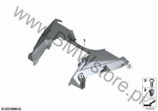 Osłona tablicy przyrządów przednia dla BMW K08 C 400 GT 25 ECE
