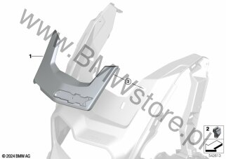 Przednia osłona górna dla BMW K09 C 400 X 25 ECE