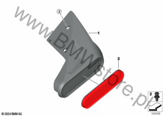Adapter reflektora dla BMW K09 C 400 X 25 ECE