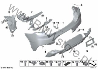 Uchwyt I-Cam (51 12 7409974) na diagramie M Obudowa tylna dla BMW X2 F39 X2 16d SAC ECE
