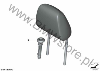 Prowadnica zagłówka (52 10 7378203) na diagramie Fotel przedni, zagłówki dla BMW X2 F39 X2 16d SAC ECE