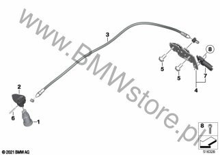 Mikroprzełącznik na diagramie Ryglowanie kanapy 