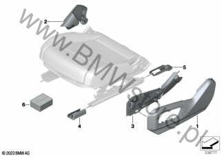 Fotel przedni, osłony fotela dla BMW 5' G68 Saloon Limousine i5 xDrive50L XE2 ECE