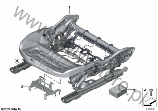 Fotel przedni, rama fotela dla BMW 2' F78 Gran Coupé 225L B48N ECE