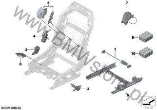 Fot. przedn., elektryka i napędy dla BMW 5' G99 M5 Touring M5 S68X ECE