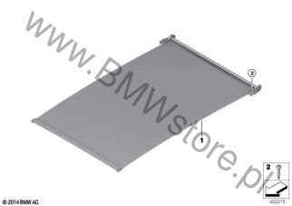Śruba mocująca (54 10 7430394) na diagramie Roleta dachu panoramicznego dla BMW 2' F45 Active Tourer 214d Active Tourer ECE