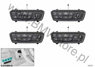 Panel obsługi świateł (61 31 9461138) na diagramie Panel obsługi świateł dla BMW X5 G05 X5 25dX SAV ECE