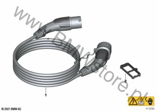 Stand.kab.ład. / kab.ład. Mode 3 (61 44 7926285) na diagramie Kabel ładowania dla BMW X1 F48 LCI X1 25eX SAV B38X ECE