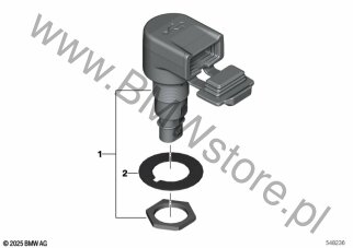 Gniazdo zasilania USB (61 34 5A78DC3) na diagramie Gniazdo zasilania USB dla BMW K08  C 400 GT 25  ECE