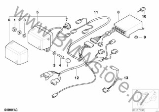 Szkło lampy czerwone na diagramie Kogut/sterownik 