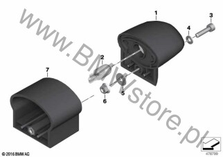 oświetlenie tablicy rejestracyjnej dla BMW K54 R 1250 RS ECE