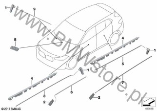 Moduł diod LED na diagramie Moduł LED / światłowodu 