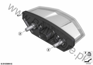 Tylne światło pozycyjne LED dla BMW K09 C 400 X 21 ECE