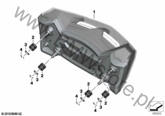 Tylne światło pozycyjne LED dla BMW K08 C 400 GT 25 ECE
