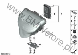 Reflektor LED dla BMW K81 F 900 GS ECE